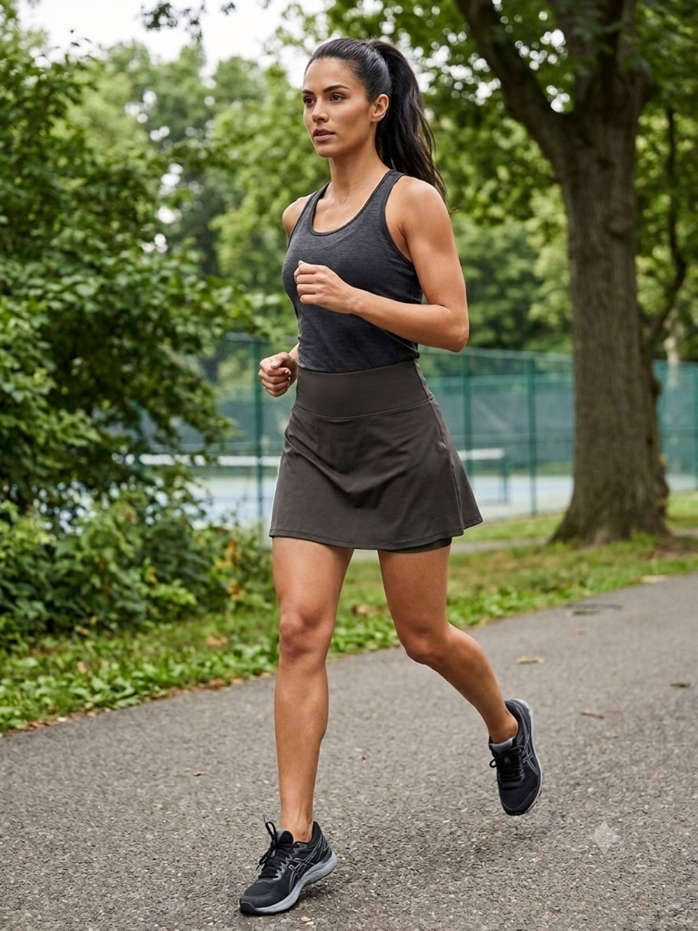 Gradual | Active Skort in Black | Sz L